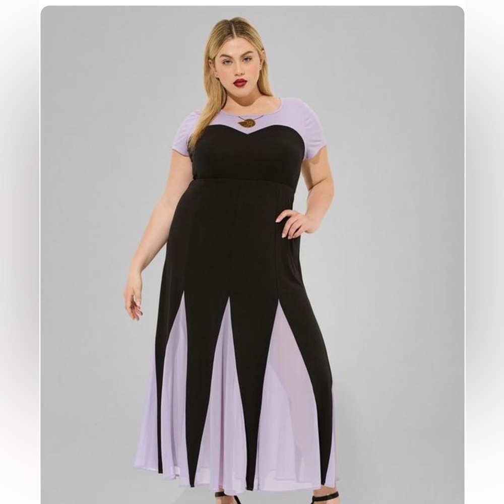 Disney Little Mermaid Ursula Maxi Dress Torrid